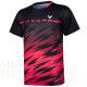 Victor T-shirt T-10008 Noir Rouge